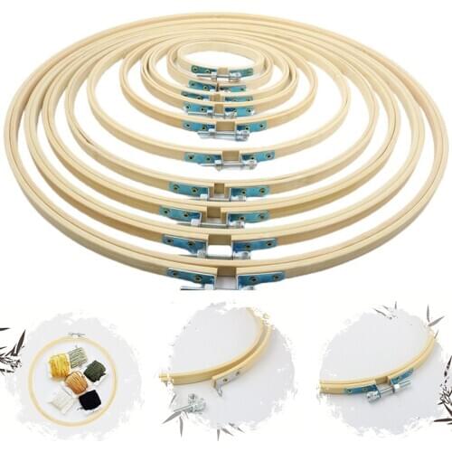 8/10/13/15/18cm Embroidery Cross-Stitch Wooden Frame Hoop Circle Embroidery Shed DIY Hand Craft Sewing Needwork Tool