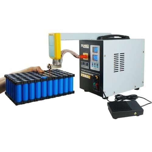 738AL Battery Spot Welder Machine 3.6KW Adjust Telescopic Arm Welding Head Automatic Pulse Welding With a Spot Welder Pen 1 Orde