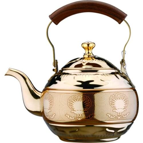 2L Stainless Steel Teapot Tea Kettle With Handle Whistling Kettle Teapot For Induction Cookers Gas Stoves Kitchen Tools