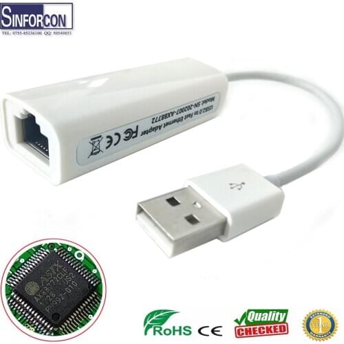100M AX88772B AX88772C USB2.0 ethernet adapter usb to rj45 lan converter usb rj45 10M 88772