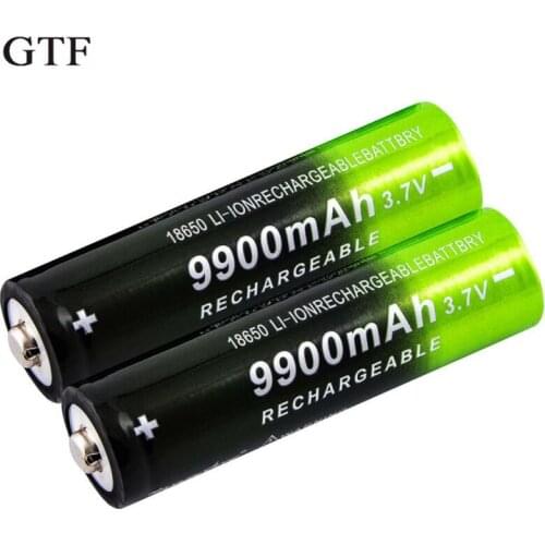 GTF 18650 3.7V 9900mAh Rechargeable Battery for Flashlight Torch Headlamp Li-ion Rechargeable Battery Drop Shipping