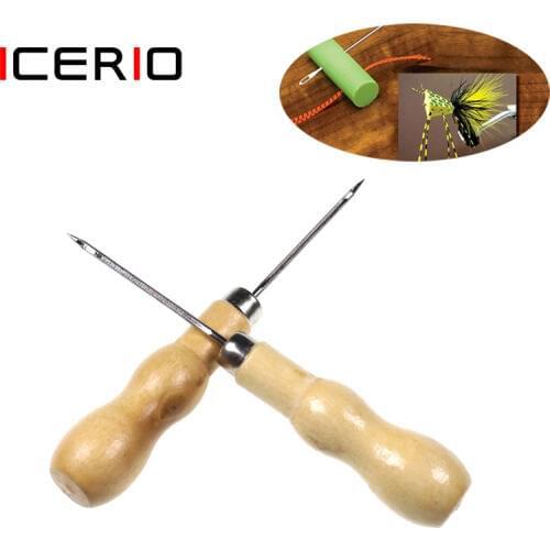 ICERIO 1pcs Zuddys Leg Puller Fly Tying Tools Troy Bass Lures Rubber Silicone Skirting Leg Puller
