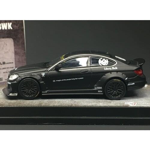 HeyToys KJ 1/64 LBWK AMG C63 COUPE DieCast Model Collection Limited Edition