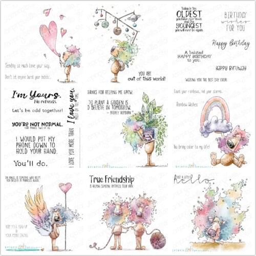 Lion Clear Stamp/Seal for DIY scrapbooking/photo album Decorative clear stamp sheets C1061