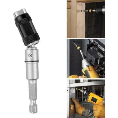 Magnetic Screw Drill Tip Drill Screw Tool Quick Change Locking Bit Holder Drive Guide Drill Bit Extensions Pivot Drill