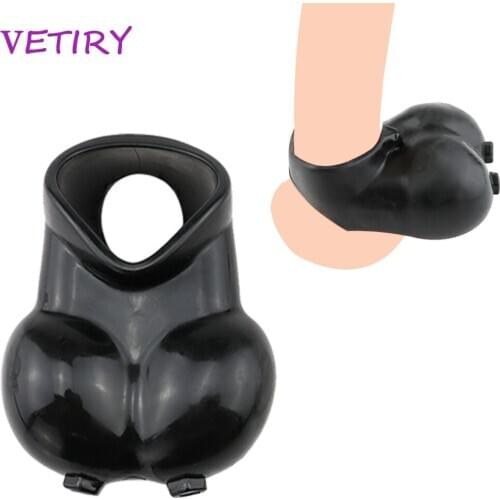Reusable Penis Rings Scrotum Bondage Restraint Delay Ejaculation Chastity Cage Cock Sleeve Sex Toys For Men Adult Products