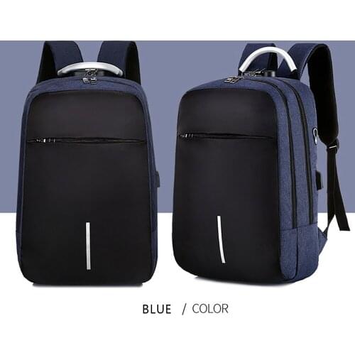 2021 New Men Anti Theft Backpack 14/15.6 Inch Laptop Usb Charging Multifunction Backpacks Waterproof School Business Travel Bags