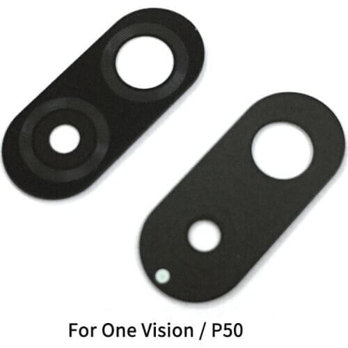 10PCS Camera Lens For Motorola Moto One Vision Action Macro Fusion Hyper P50 Back Rear Camera Glass Cover With Adhesive Sticker