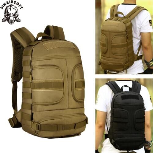 SINAIRSOFT 35L Nylon Tactical Backpack Waterproof 14 Inches Laptop Military Package Outdoor Sport Camping Hiking Camera Bags Bag