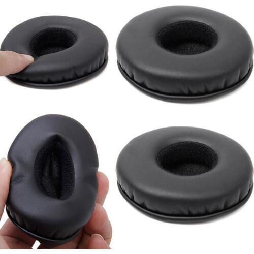 New 1Pair Replacement Ear Pads Cushion Black Fit For K518DJ K518LE K81 NC6 Headphone Mayitr