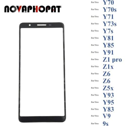 Black Digitizer LCD Sensor Glass For Vivo Y70 Y70s Y71 Y73s Y7s 9s Y81 Y83 Y85 V9 Y91 Y93 Y95 Touch Screen Glass lens 10pcs/lot
