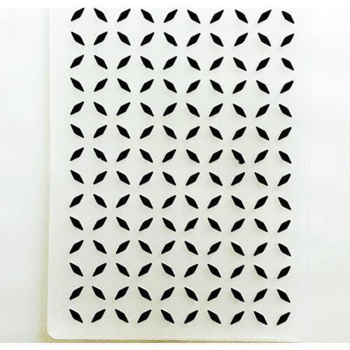 YLEF099 Rhombus Plastic Embossing Folder For Scrapbook Stencils DIY Photo Album Cards Making Decoration Scrapbooking Tools New