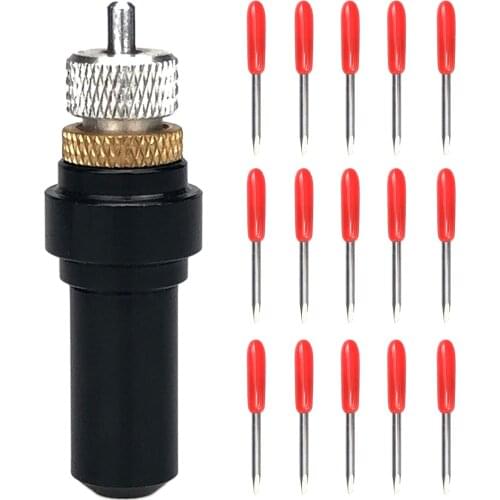 45 Degree 15pcs Summa Plotter Vinyl Cutter Knife Blades +1pc Summa Blade Holder Cutting Milling Carving Tool