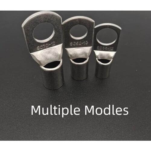 50PCS 1.5-2.5mm Tinned Copper Lugs Ring Crimp Terminals Wire Welding Cable Connectors Kit SC1.5-5