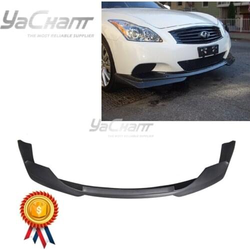 Car-Styling Fiber Glass Front Lip Fit For 2008-2015 V36 G37 Q60 2D Coupe YC Style Front Bumper Lip