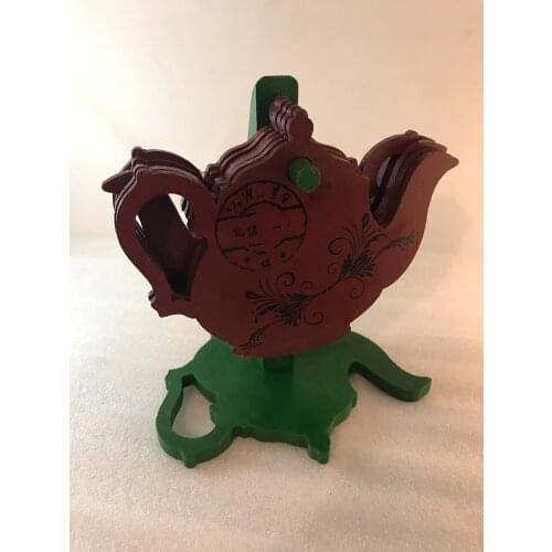 Bardakaltı/Wood/Tea/Tea Plate/Elemeği/Decorative/Kitchen/Home/Table Layout/gift/Service Plate