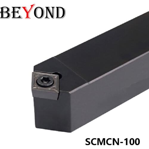 BEYOND Lathe Tool Holder External Turning Cutter Shank Solid Carbide Inserts SCMCN SCMCN1616H09-100 12mm 16mm 20mm