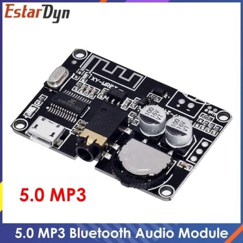 Bluetooth Audio Receiver board Bluetooth 5.0 MP3 lossless decoder board DC3.7V-24V Wireless Stereo Music Module XY-WRBT