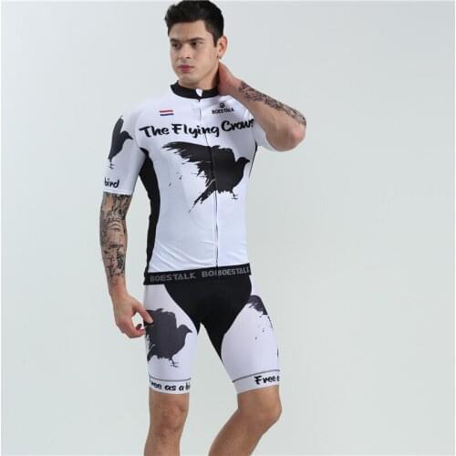 BOESTALK bicycle team training jersey quick-drying breathable fabric gel cushion summer mens short sleeve ropa ciclismo hombre
