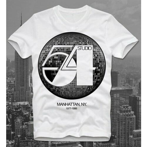 T-Shirt Studio 54 Disco Nightclub Retro VIntage Paradise Garage CBGB OMFUG White