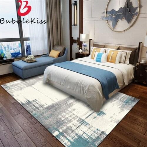 Bubble Kiss Nordic Style Abstract Art Yellow Pattern Carpet Anti-slip Home Kids Room Decor Area Rugs Bedroom Thicken Floor Mat
