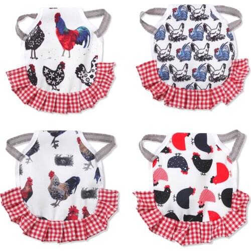 Hen Apron Elastic Cock Patterns Chicken Saddle Back Pet Feather Protector Comfortable Cloth Pet Supplies
