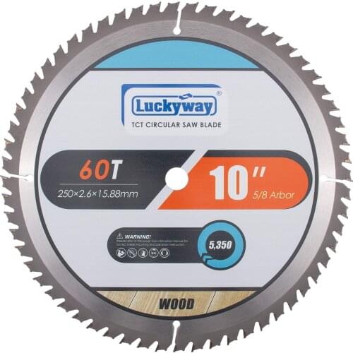 Luckyway 12 Inch Miter Saw Blade 80T with 1 Inch Arbor TCT Circular Saw Blade for Cutting Wood