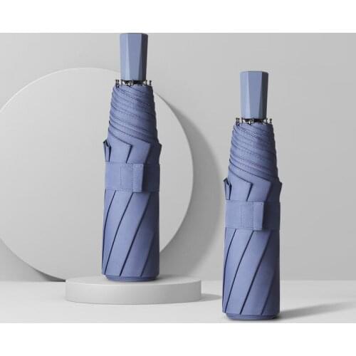 8 Ribs Mini Rain Umbrella Anti UV Paraguas Sun Umbrella Rain Windproof Light Folding Portable Umbrellas for Women Men Children