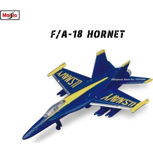 Maisto F/A-18 Hornet model airplane die-casting model toy collection transport airplane fighter helicopter birthday present