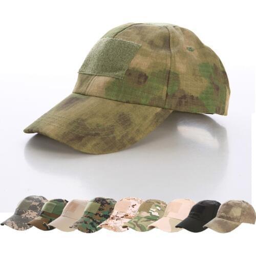Unisex Fashional Hiking Male Hat Camping ManS Camouflage Tactical Hat Army Fishing Bionic Baseball Cadet Military Cap