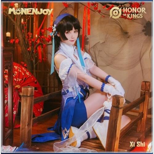 Monenjoy Honor of Kings Xi Shi Cosplay Costumes Four Beauties Cos Sets