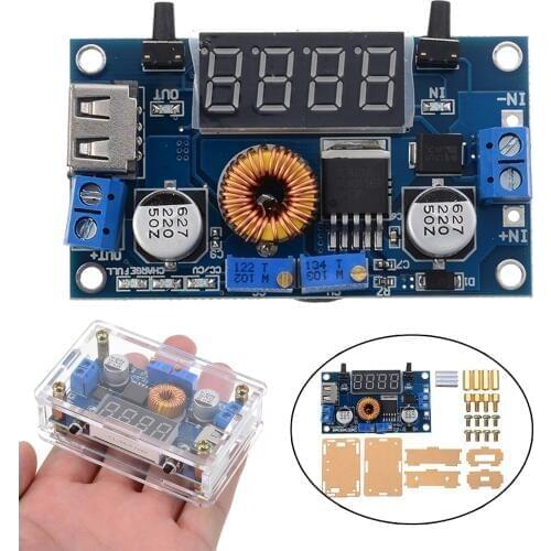 New DC-DC Adjustable 5-36V 5A Voltage Regulator Step Down Converter Module Kit Electronic Components 68.2*38.8*15mm