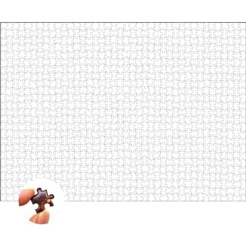 Pure White Wooden Jigsaw Puzzle 1000 Pieces Super Difficult Challenge Educational Toy for Adults Children Kids Heaven Color