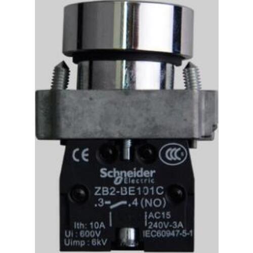 XB2B flat head button XB2BA51C XB2BA51 = ZB2BA5C + ZB2BZ101C