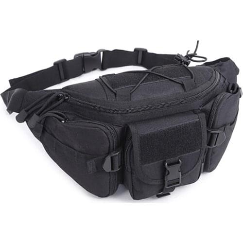Adjustable Sports Travel Outdoor Climbing Phone Pouch Waterproof Oxford Waist Bag Durable Belt Multi Pockets Hip Pack Portable