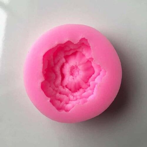 Peony Flower Silicone Mold For Fudge Cake Decorating Chocolate Cookies Soap Polymer Clay Resins Kitchen Baking Tools
