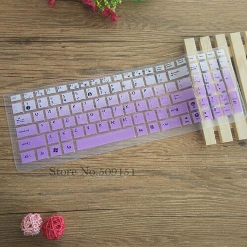 15.6 inch Silicone laptop Keyboard Cover skin Protector film For Asus Y581L A550 A550VB X501A X552C X552M UX510UX UX560UA G501VW