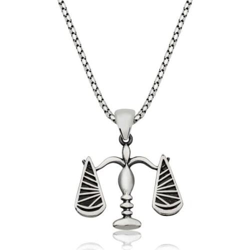 Tevuli 925 Sterling Silver Justice Scale Necklace