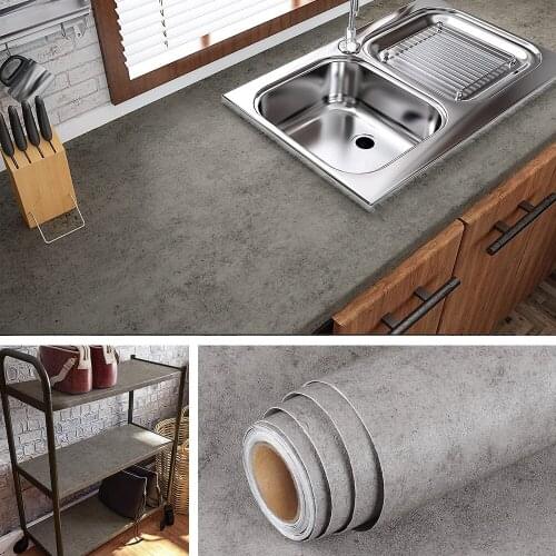 Thickened Nordic Style Marble Wallpaper Furniture Renovation Self-adhesive Wall Stickers Wear-resistant Upgrade Decoration Films