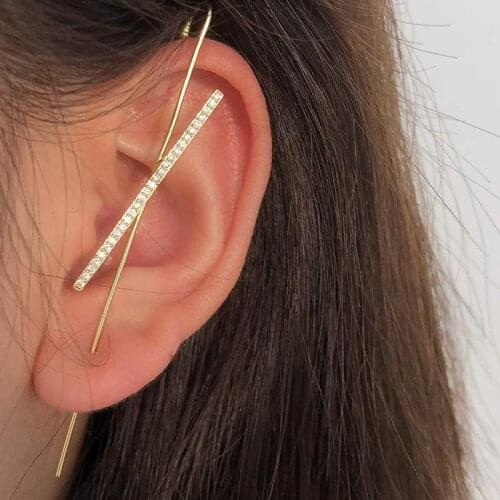 1pcs Cubic Zirconia Piercing Stud Earrings Accessories for Women Girl Wedding Party Dinner Dress Jewelry Gifts