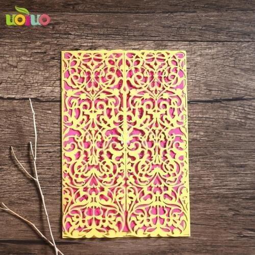 10PCS Wedding invitation card fashion wedding supplies western-style wholesale