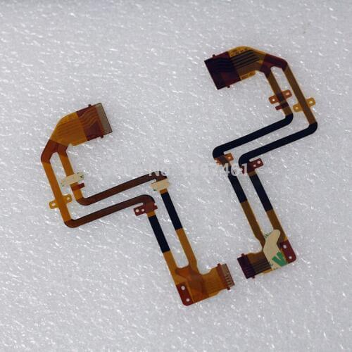 2PCS LCD hinge rotate shaft Flex Cable for Sony HDR-CX550E HDR-XR550E CX550 XR550 Video Camera
