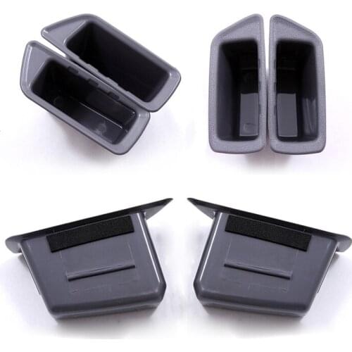 2pcs/set Car ABS Inside Door Handles Interior Storage Box Cover Armrest Glove Sticker Case for 13-18 Ford Ecosport accessorie