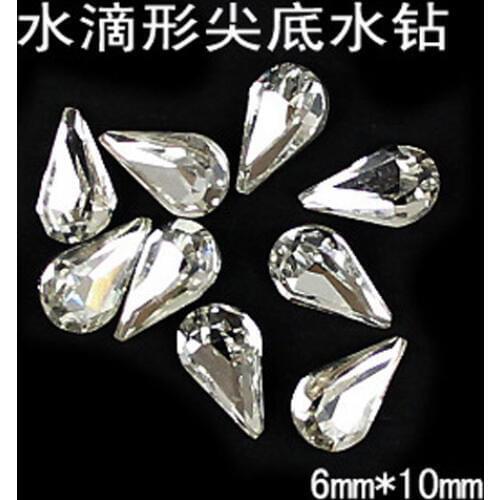 50Pcs Acrylic Rhinestone For Needlework FlatBack Cabochon Scrapbook Decoration Craft DIY Embellishments Accessories