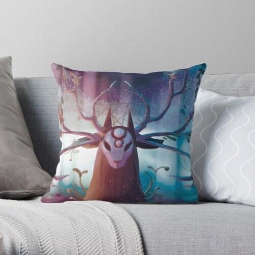 Alpha Stag Throw Pillow Cushion Cover Polyester throw pillows case on sofa home living room car seat decor 45x45cm