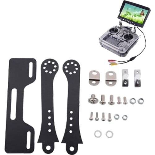 Gool RC Glass Fiber FPV Monitor Mount Holder/Display Mounting Bracket for RC Transmitter Rc controller DJI GOPRO