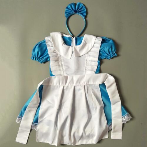 Toddler Halloween Costumes Girl Kids Cartoon Character Alice In Wonderland Baby Girl Party Dress Children Outfits