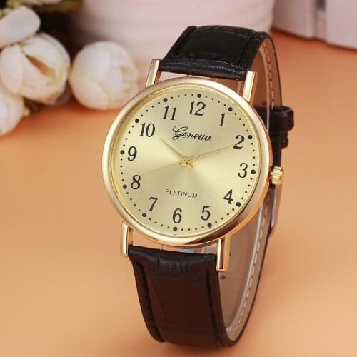 Men and women Geneva watches fashion retro simple leather strap analog watch alloy stone leather strap British watch BK часы X5