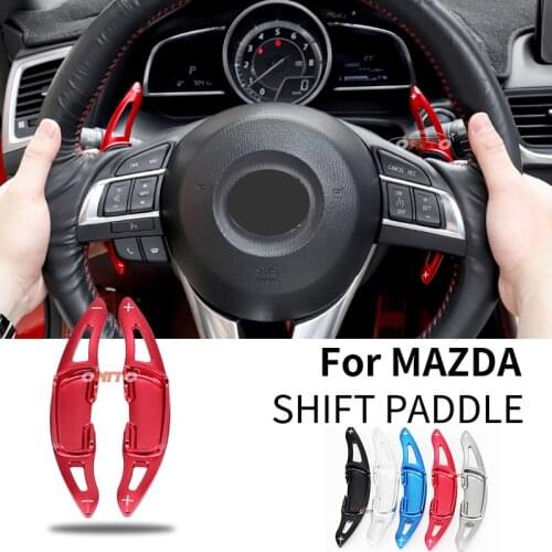 For MX-5 2016-2019 CX-4 2016-2019 Car Styling 5 color Car Steering Wheel Paddle Shift Speed Shifter Accessories 2pcs/set