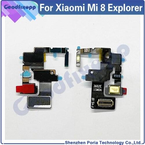 For Xiaomi Mi 8 Explorer Mi8 Explorer Proximity Sensor Top Microphone Noise Reduction Mic On Motherboard Flex Cable Replacement